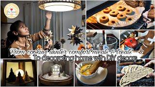 Winter cooking & decor | Time-saving recipes with soupmaker | No knead whole wheat bread