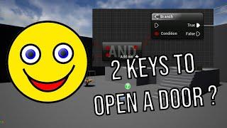 Unreal Engine 4 Blueprint Tutorial: Opening A Door With More Than One Key