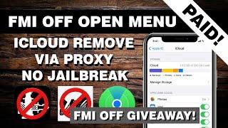 How to Remove Forgotten Apple ID/iCloud Open Menu | Find My iPhone OFF iOS 9-iOS 14 via Proxy Method