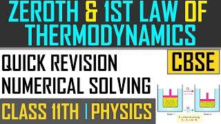 Learn Zeroth & 1st Law of Thermodynamics | Explained by Nilesh Sir | CBSE Physics for Class 11