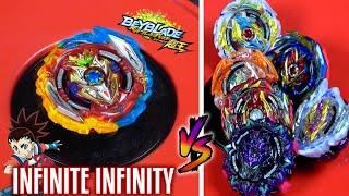 INFINITY INFINITE ACHILLES MARATHON VS SPARKING BEYBLADES SURGE MARATHON ベイブレードバースト超王