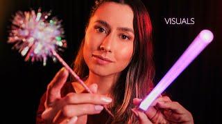 10 levels of Visual ASMR to make your eyes heavy  hand movements, camera brushing, plucking, ...