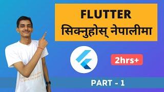 Flutter Complete Tutorial in Nepali  - 01 | ICT Gyan