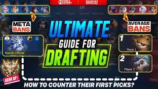 THE ULTIMATE DRAFTING GUIDE TO REACH IMMORTAL FAST IN MLBB