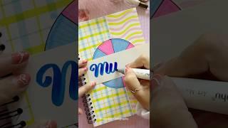 Creative Front Page Design: Music  #shorts #nhuandaocalligraphy #frontpage