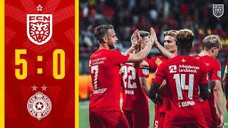 Conference League: FC Nordsjælland 5 - 0 FK Partizan