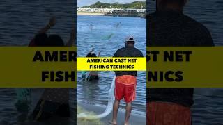 American Fishing Cast Net Technics #fishing