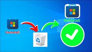 How To Uninstall and Reinstall Microsoft Store in Windows 10 | 2024