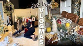 THE LAST VLOGMAS | christmas prep, pack with me & cosy weekend