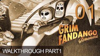 Grim Fandango Remastered Walkthorugh Part 1 Gameplay