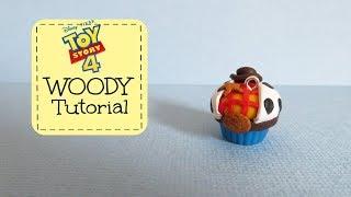 Woody Cupcake || Toy Story 4 Polymer Clay Tutorial