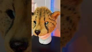 Cheetah mask com! #therianmask #theriantropy #cheetah #cheetahtherian #quadrobics #realistic #masks