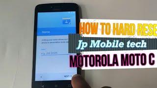 Motorola Moto C XT1754 Hard Reset