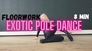 The most BEGINNER friendly Exotic Pole Dance FLOORWORK