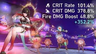 Critsha + E6 Sunday vs 5M HP MOC showcase | Honkai Star Rail