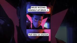 Miles got that dawg in him  #milesmorales #acrossthespiderverse #rizz #spiderman #funny