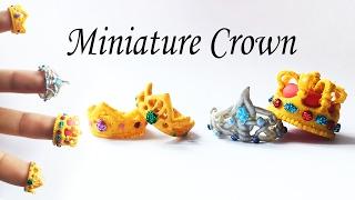 Miniature Crown/Tiara Tutorial Polymer Clay