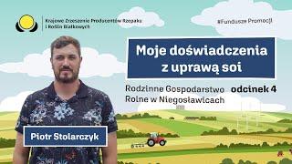 Moje doświadczenia z uprawą soi. Piotr Stolarczyk - uprawa soi na 50-100 ha!