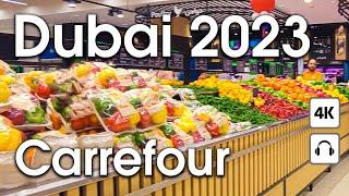 Dubai  Prices in Dubai Hypermarket Carrefour [ 4K ] Review Walking Tour