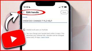 How to Change YouTube Handle on Mobile (2024)
