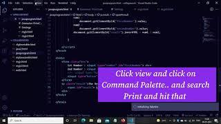 How to Make PDF of Source Code in VS Code | Print Code |