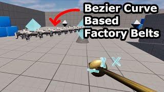 How To Move Actors Along A Spline To Make "Bezier Style" Factory Belts In UE 5