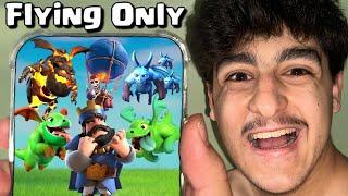 Beating Clash Royale Only Using Flying Troops (NEW RECORD)