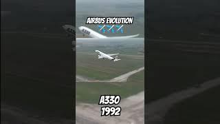 THE EVOLUTION OF AIRBUS ️️️  #airbus #aviation #avgeek #fypシ #plane #airline #airplane airpl