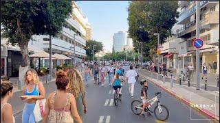 70 Minutes Tel Aviv streets during Yom Kippur 6X SPEED VERSION
