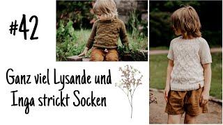 Appelbanne Strickpodcast #42 Ganz viel Lysande und Inga strickt Socken