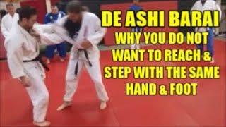 DE ASHI BARAI WHY YOU SHOULD NOT STEP OUT WITH THE SAME FOOT & GRIP