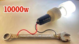 How to make 220 volt 10000w free electricity energy using big key