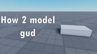 Roblox Studio modelling tips