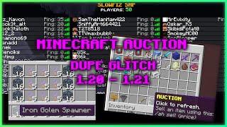 Minecraft 50+ PLAYERS Auction House DUPE GLITCH | 1.20 - 1.21 | 2024 DUPE (NEW)