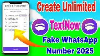 TextNow account create 2025 | How to create textnow account in India 2025 | textnow update 2025