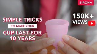 How to Keep a Menstrual Cup Clean ? | Sirona Menstrual Cup Sterilizer | Sirona Hygiene