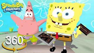 Spongebob Squarepants! - 360° CHOCOLATE! - (The First 3D VR Game Experience!)