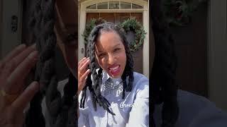 I am so thrilled about my #braidlocs #locs #dreadlocks #locs #semifreeformlocs #dreads #thicklocs
