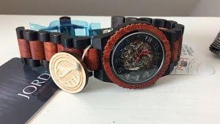 Unboxing Watch Made Of Wood From Jord Dover Series