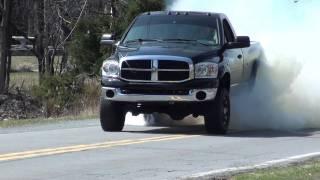 Dodge Ram Cummins Massive BURNOUT!