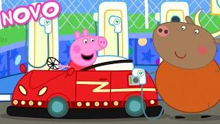 Peppa Pig Português Brasil | Carro Elétrico | NOVO Contos da Peppa Pig