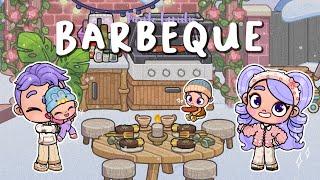 VLOG: BARBEQUE WITH PURPLE FAMILY | AVATAR WORLD DRAMA ROLEPLAY | PAZU !