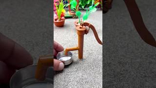 Mini handpump project i watered plants  #waterpump #290