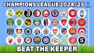 Beat The Keeper - UEFA Champions League 2024/25 | The Marble Quest