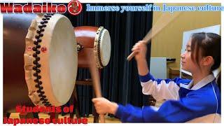 Wadaiko Experience Students of Japanese culture23 persons