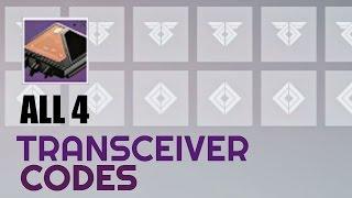 Curious Transceiver Codes in Destiny: The Taken King (Transceiver Codes for Sleeper Simulant Quest)