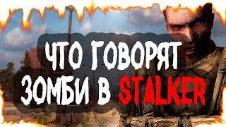 ЧТО ГОВОРЯТ ЗОМБИ В STALKER?