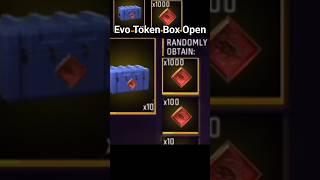 Evo Token Box Open  || Free Fire Evo Gun Token Box 1000 Token #freefire #ffshorts