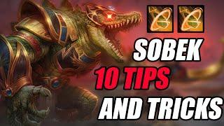 TOP 10 Sobek Tips & Tricks (including basic builds) - SMITE