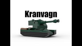 Лего мини танк Strv KRV (Kranvagn)